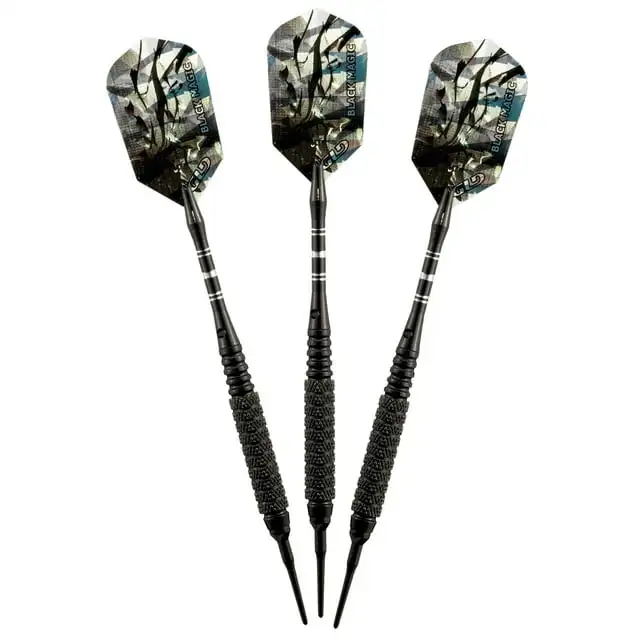 Viper Black Magic Juego de Dardos de Punta Suave, 10 Anillos Nudosos, 18 Gramos
Viper Black Magic Juego de Dardos de Punta Suave, 10 Anillos Nudosos, 18 Gramos