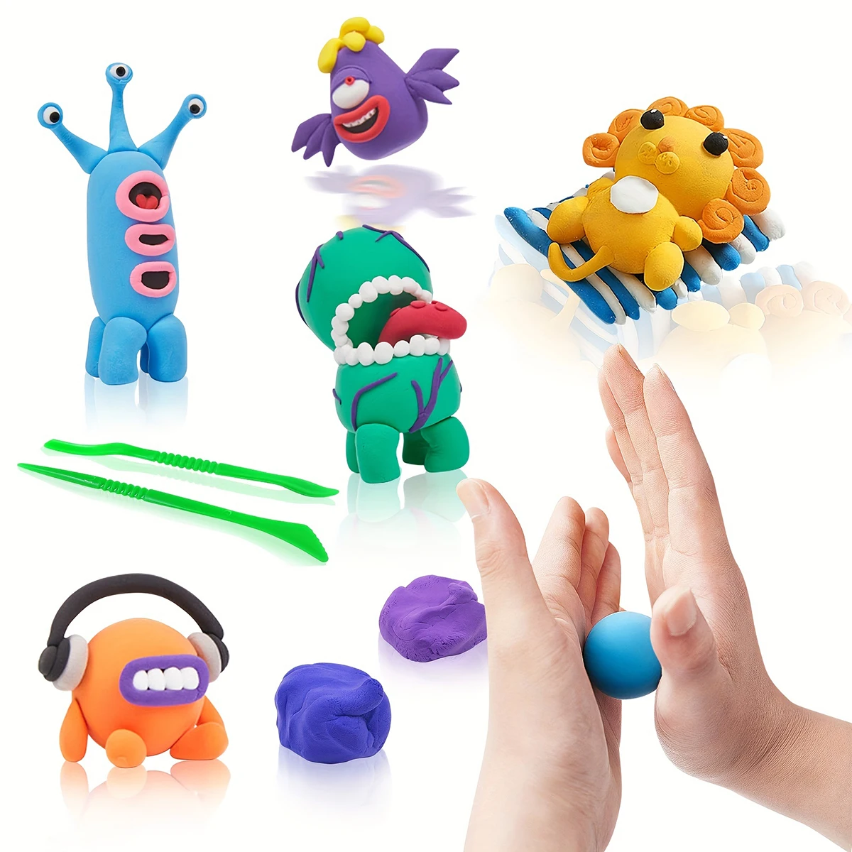 Ultra light clay DIY handmade tool, rubber mud, children's handmade toys, enriching hands-on creativity
Ultra light clay DIY handmade tool, rubber mud, children's handmade toys, enriching hands-on creativity