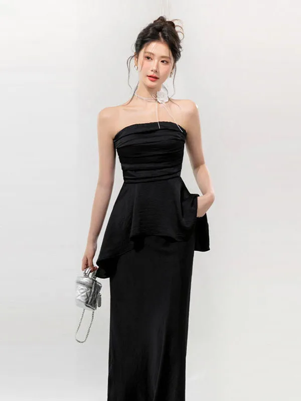 White Asymmetrical Pure Desire Tube Top Tank Vest Women's Summer Fashion Set High Waist Skirt Two-Piece Set for Young Women
White Asymmetrical Pure Desire Tube Top Tank Vest Women's Summer Fashion Set High Waist Skirt Two-Piece Set for Young Women