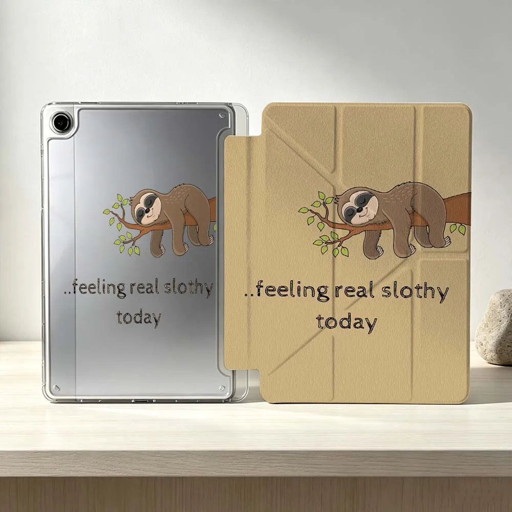 Cute Sleeping Sloth Pattern For Samsung Galaxy Tab S10 S9 S8 S7 S6 A11 A10 A9 FE Plus Lite Foldable 3Y Tablet Case Soft
Cute Sleeping Sloth Pattern For Samsung Galaxy Tab S10 S9 S8 S7 S6 A11 A10 A9 FE Plus Lite Foldable 3Y Tablet Case Soft