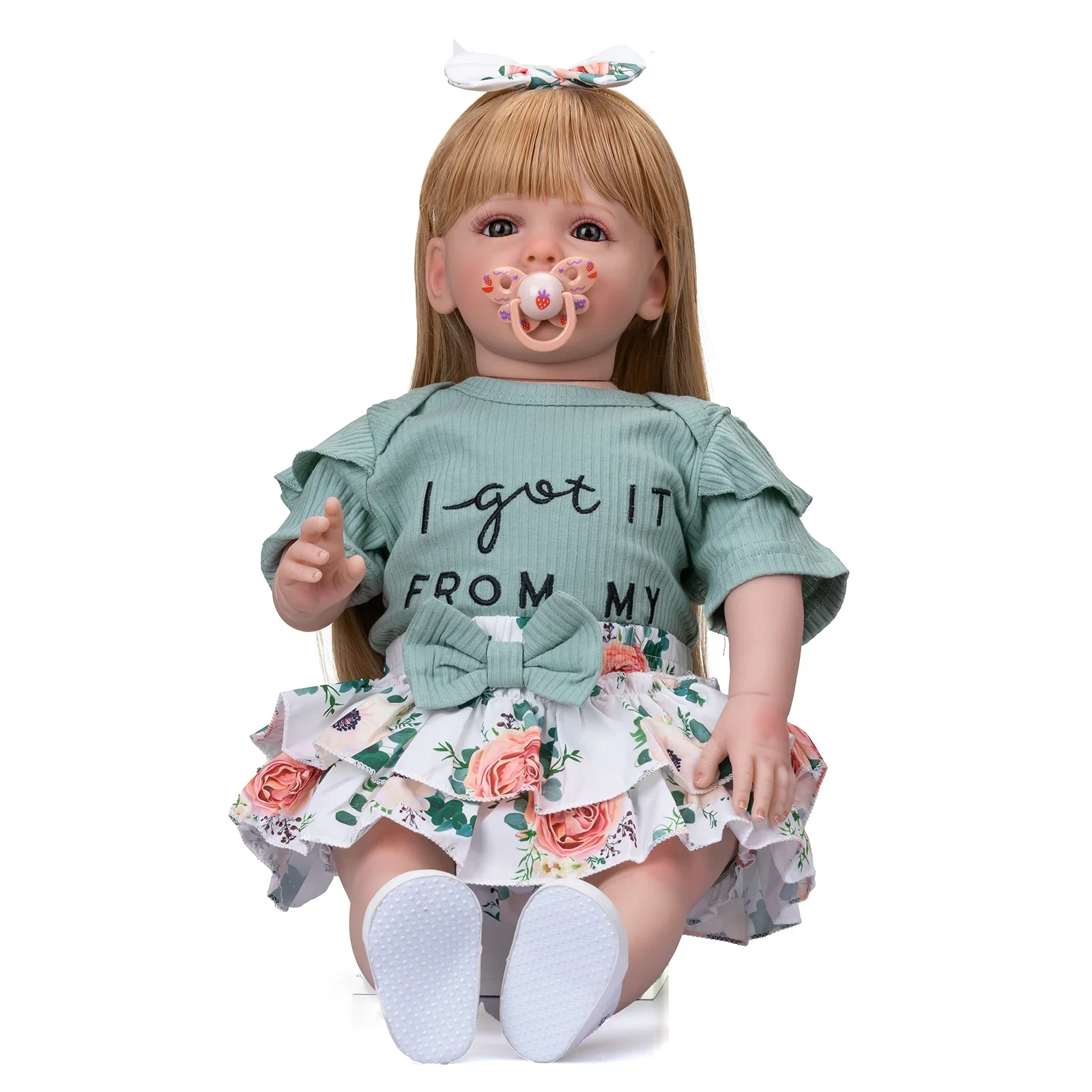 NPK 24'' 3 Month Already Finished Doll Reborn Betty Toddler Girl Baby Doll Huge Real Baby Size in Blond Hair 
NPK 24'' 3 Month Already Finished Doll Reborn Betty Toddler Girl Baby Doll Huge Real Baby Size in Blond Hair