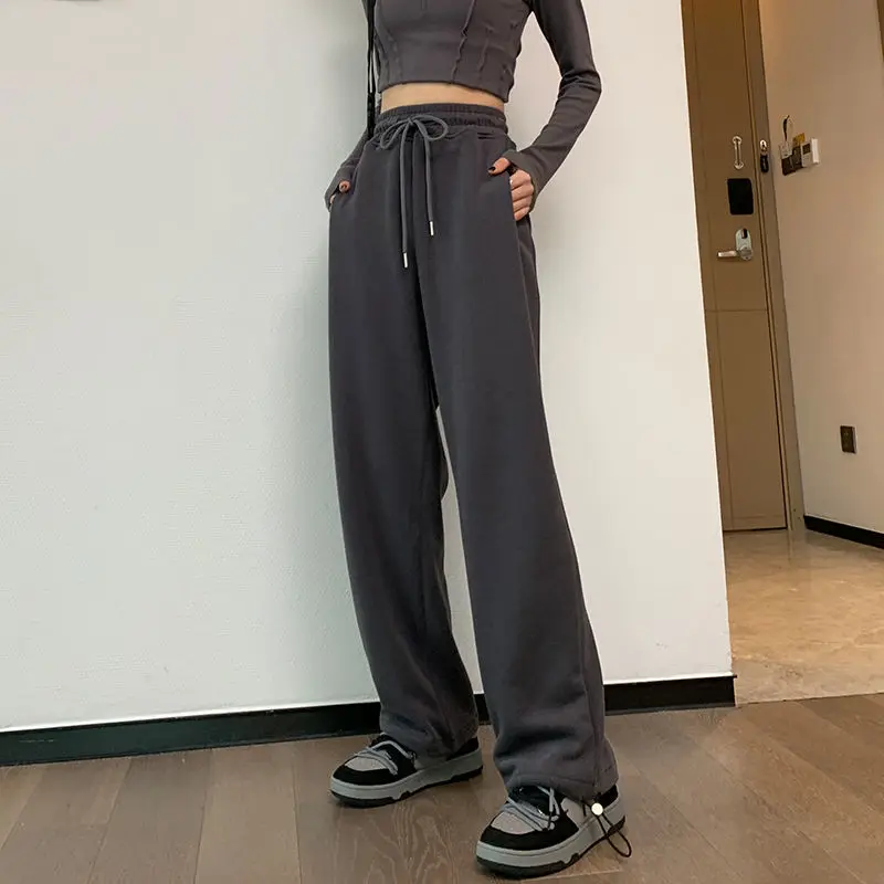 M-6XL High Waist Slim Lace-Up Straight Pants 2023 Autumn Winter Fashion Women Trousers Casual Loose Embroidery Wide Leg Pants
M-6XL High Waist Slim Lace-Up Straight Pants 2023 Autumn Winter Fashion Women Trousers Casual Loose Embroidery Wide Leg Pants