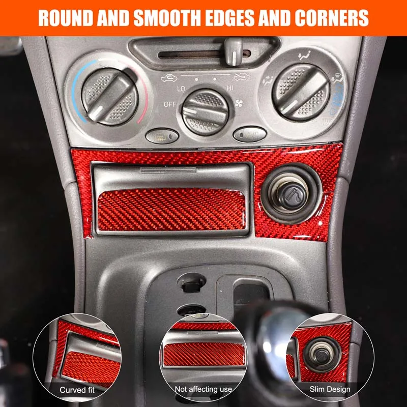 Soft Carbon Fiber Car Central Control Cigarette Lighter Frame Panel Trim Sticker For Toyota Celica 1999-2005 Accessories
Soft Carbon Fiber Car Central Control Cigarette Lighter Frame Panel Trim Sticker For Toyota Celica 1999-2005 Accessories