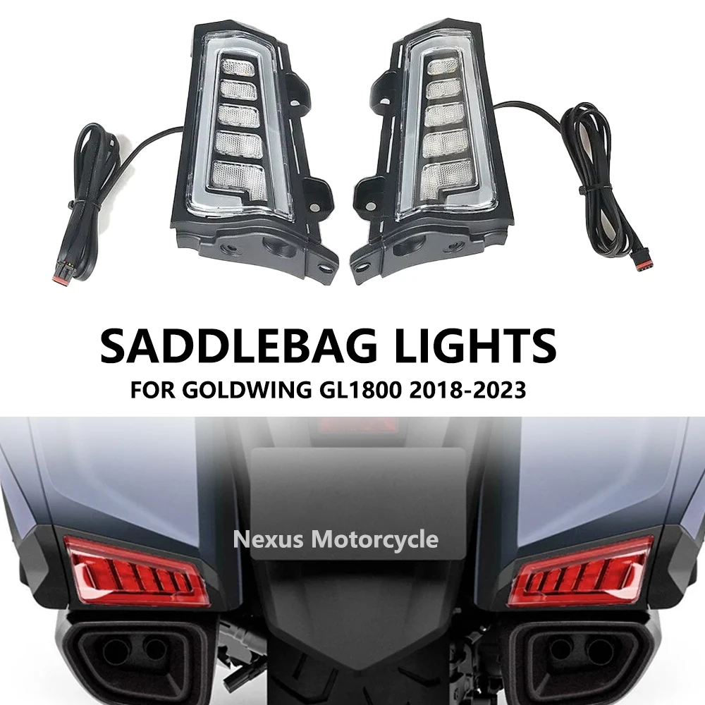Rear Saddlebag Turn Signal LED Lights Lamp For Honda Goldwing Gold Wing GL1800 Tour 2018-2023 2022 2021 Motorcycle Accessories
Rear Saddlebag Turn Signal LED Lights Lamp For Honda Goldwing Gold Wing GL1800 Tour 2018-2023 2022 2021 Motorcycle Accessories