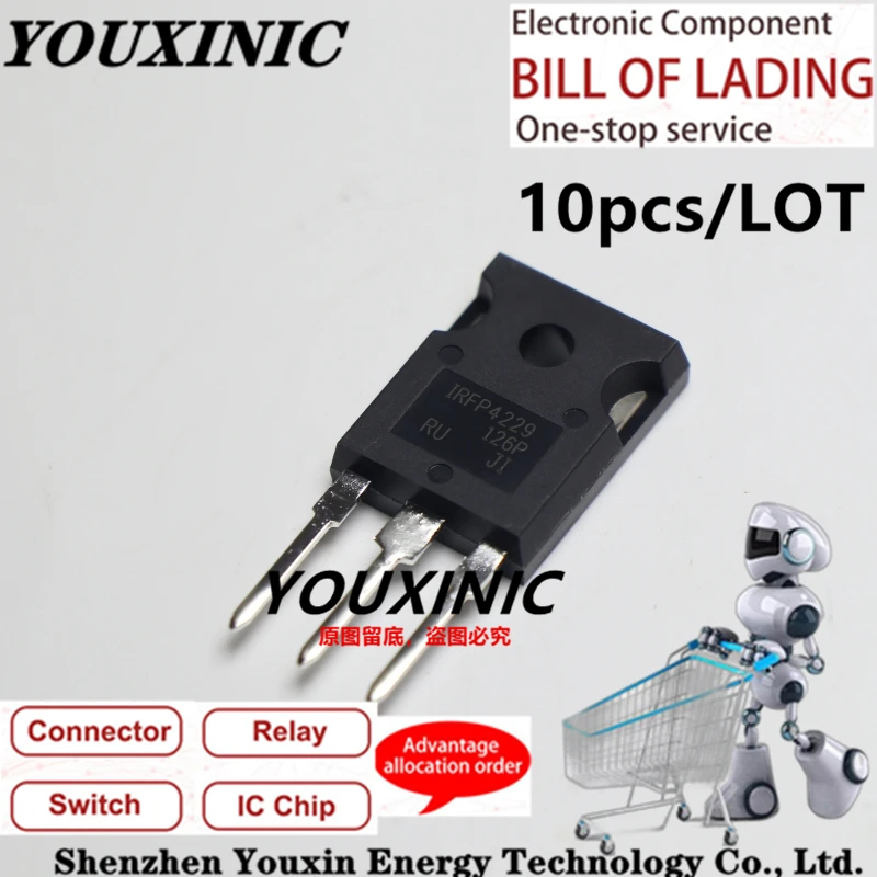 YOUXINIC 2018 + 100 новый импортный оригинальный IRFP4229PBF IRFP4229 TO-247 FET 250V 44A
YOUXINIC 2018 + 100 новый импортный оригинальный IRFP4229PBF IRFP4229 TO-247 FET 250V 44A