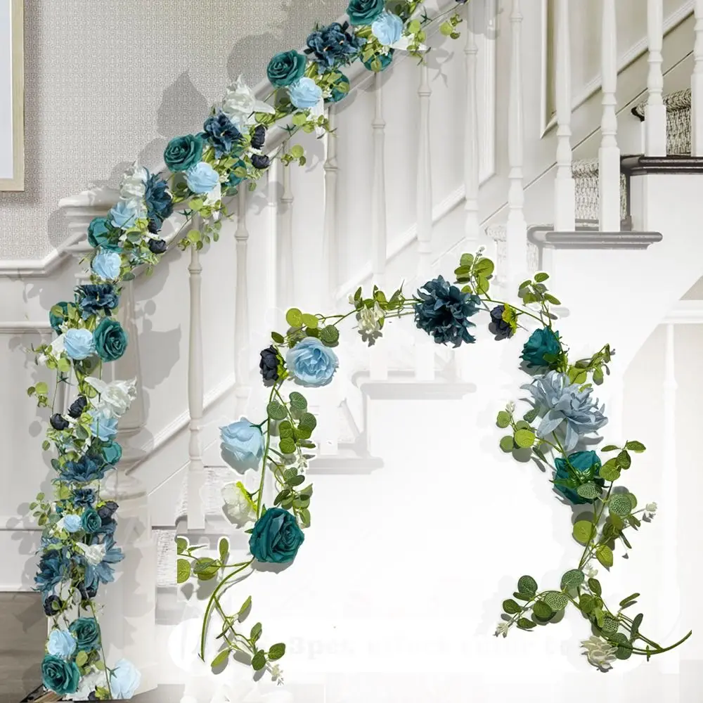 NEW Blue Artificial Rose Flower Vine DIY Ornament Wall Hanging Garland Accessories Photo Props Plant Wall Party Supplies
NEW Blue Artificial Rose Flower Vine DIY Ornament Wall Hanging Garland Accessories Photo Props Plant Wall Party Supplies