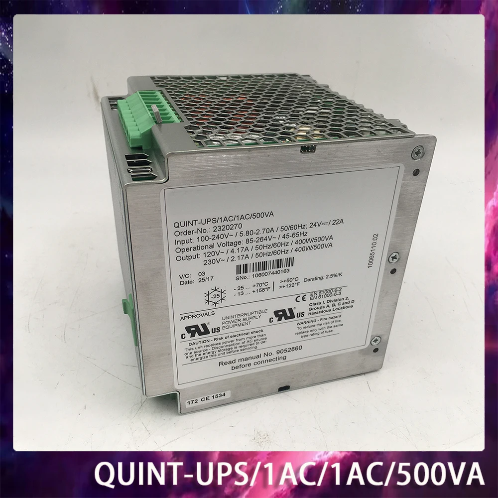Блок питания для Phoenix QUINT-UPS/1AC/1AC/500VA 24V 2320270 Быстрая доставка Оригинал
Блок питания для Phoenix QUINT-UPS/1AC/1AC/500VA 24V 2320270 Быстрая доставка Оригинал