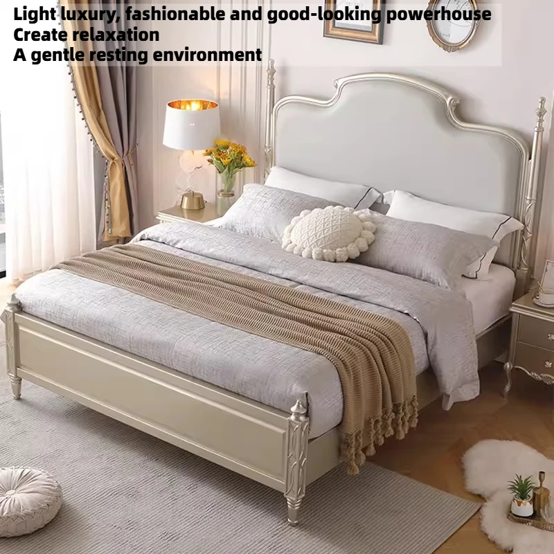 180x200cm Luxury Double Beds Bedroom Queen Frame Twin Headboard Bed 2 People Bedside Table Full Size Hotel Home Furniture
180x200cm Luxury Double Beds Bedroom Queen Frame Twin Headboard Bed 2 People Bedside Table Full Size Hotel Home Furniture