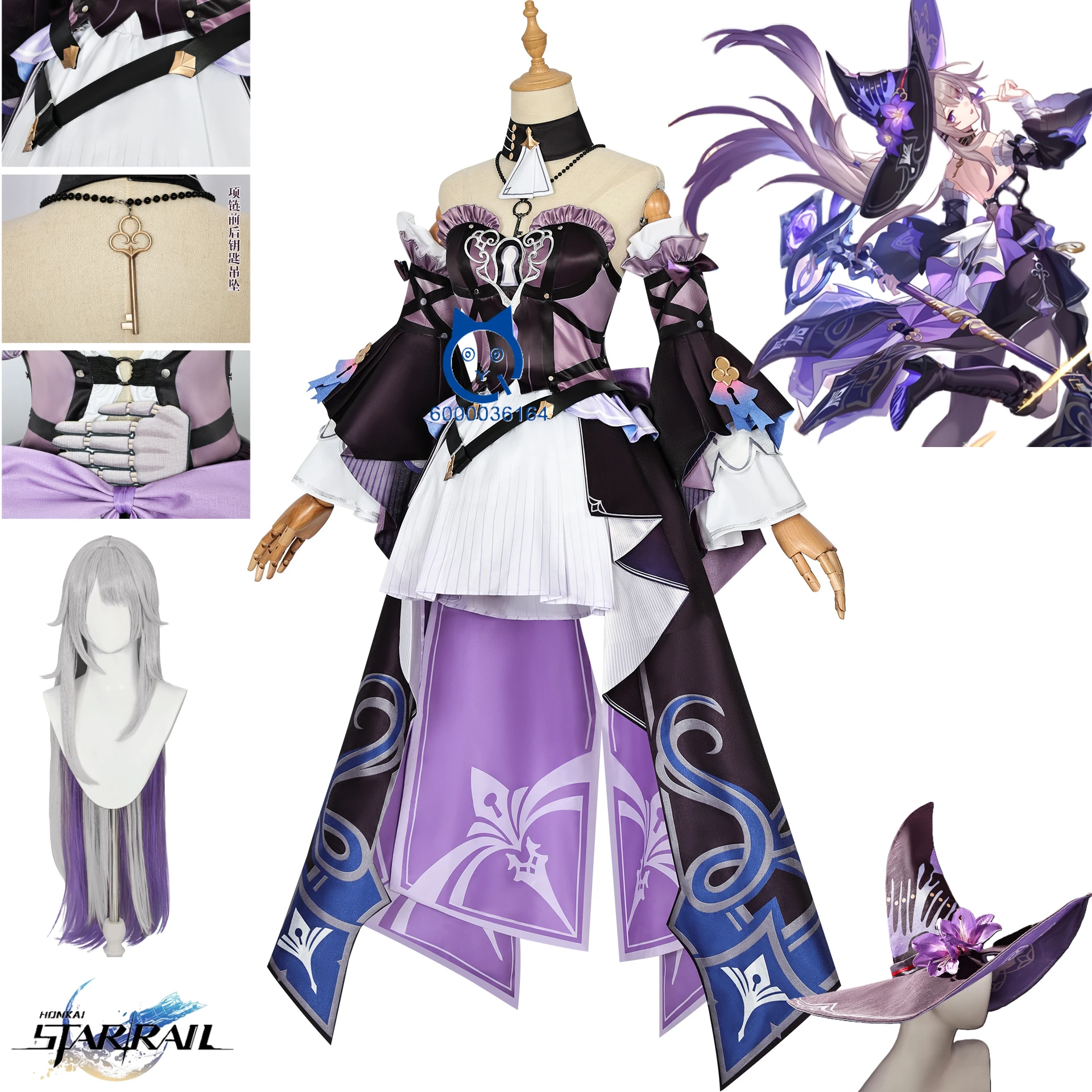 Game Honkai: Star Rail Herta Cosplay Costume high quality anime clothes cute dress for women hat Wig Role Play Halloween Party
Game Honkai: Star Rail Herta Cosplay Costume high quality anime clothes cute dress for women hat Wig Role Play Halloween Party