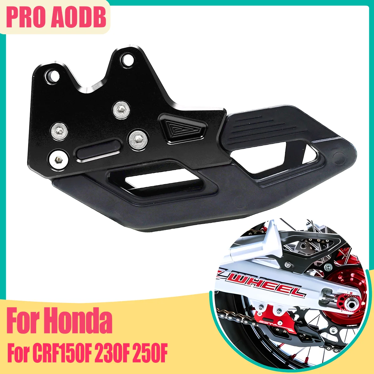 For Honda Motocross Accessories Rear Chain Guard Guide Protector CRF150F CRF230F CRF250F CRF 2003-2019 2020 2021 Universal Parts
For Honda Motocross Accessories Rear Chain Guard Guide Protector CRF150F CRF230F CRF250F CRF 2003-2019 2020 2021 Universal Parts