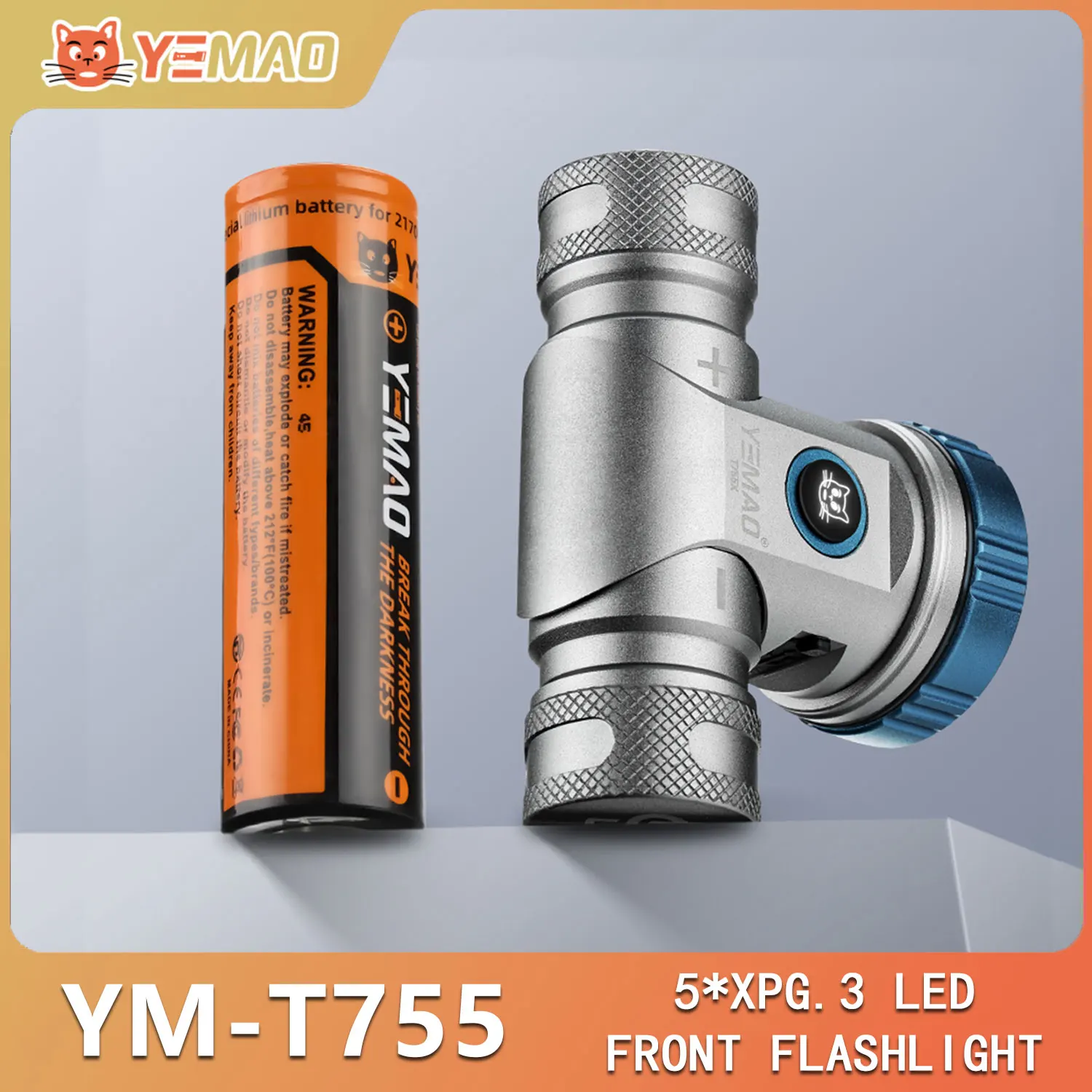 YEMAO T755 Headlamp Multifunctional Headlight 3000Lumens XPG.3 5LED High Performance Headlamp Camping Travel
YEMAO T755 Headlamp Multifunctional Headlight 3000Lumens XPG.3 5LED High Performance Headlamp Camping Travel