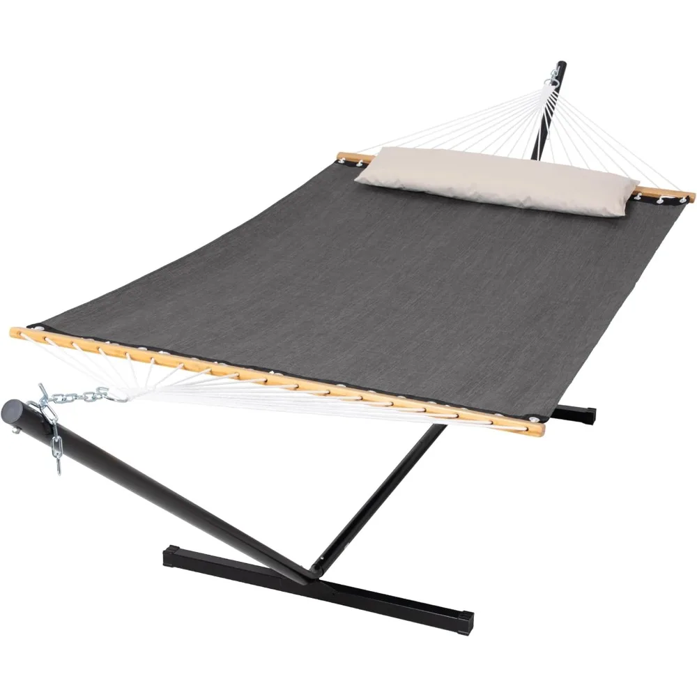 Гамаки SUNCREAT для улицы с подставкой, очень большие двойные гамаки для двух человек, сверхмощные, грузоподъемность 450 фунтов, темно-серые
Гамаки SUNCREAT для улицы с подставкой, очень большие двойные гамаки для двух человек, сверхмощные, грузоподъемность 450 фунтов, темно-серые