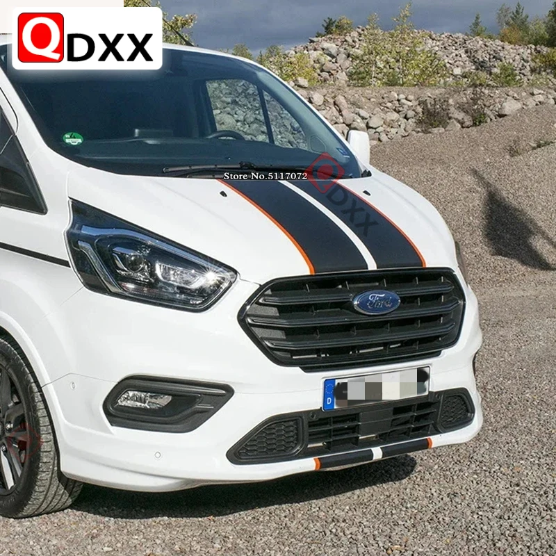 2Pcs Car Engine Cover Stickers For Ford Transit Tourneo Custom Camper Van Auto Hood Bonnet Decor Vinyl Decals Sport Stripes
2Pcs Car Engine Cover Stickers For Ford Transit Tourneo Custom Camper Van Auto Hood Bonnet Decor Vinyl Decals Sport Stripes