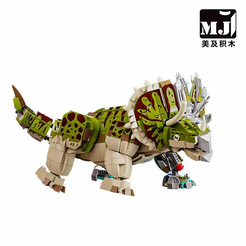MJ BLOCK Dinosaur Building Blocks Mechanical Triceratops Model Educational DIY Desktop Decoration Toy Holiday Gift for Adults
MJ BLOCK Dinosaur Building Blocks Mechanical Triceratops Model Educational DIY Desktop Decoration Toy Holiday Gift for Adults