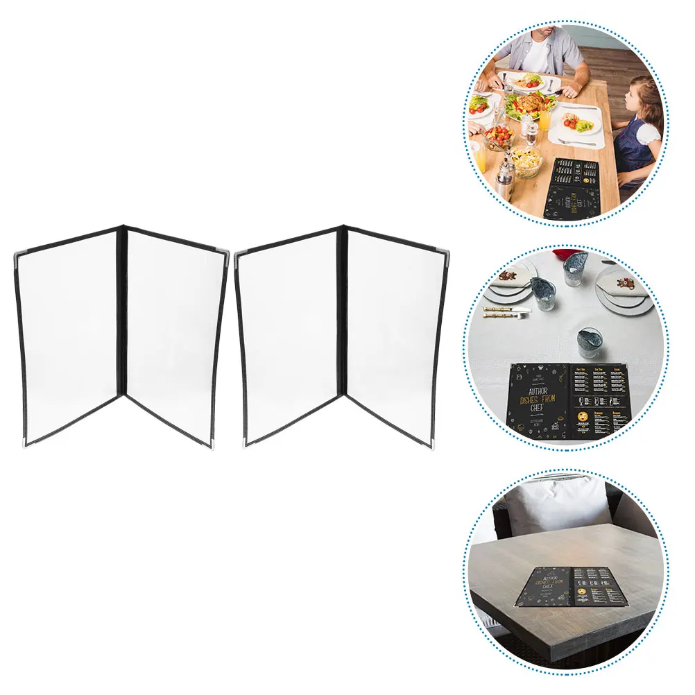 2pcs Pvc Cover Set Transparent Restaurant Menu Holder Menu Book Cover For Coffee Shop Recipe Organizer Folder Case Supply
2pcs Pvc Cover Set Transparent Restaurant Menu Holder Menu Book Cover For Coffee Shop Recipe Organizer Folder Case Supply
