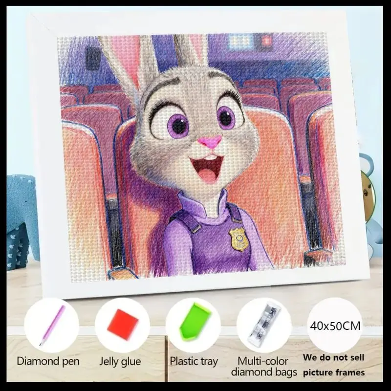 1 шт. 5D полная дрель DIY набор для алмазной живописи, Дисней Зоотопия Джуди Хоппс полицейский мультяшный кролик персонаж кристалл горный хрусталь
1 шт. 5D полная дрель DIY набор для алмазной живописи, Дисней Зоотопия Джуди Хоппс полицейский мультяшный кролик персонаж кристалл горный хрусталь