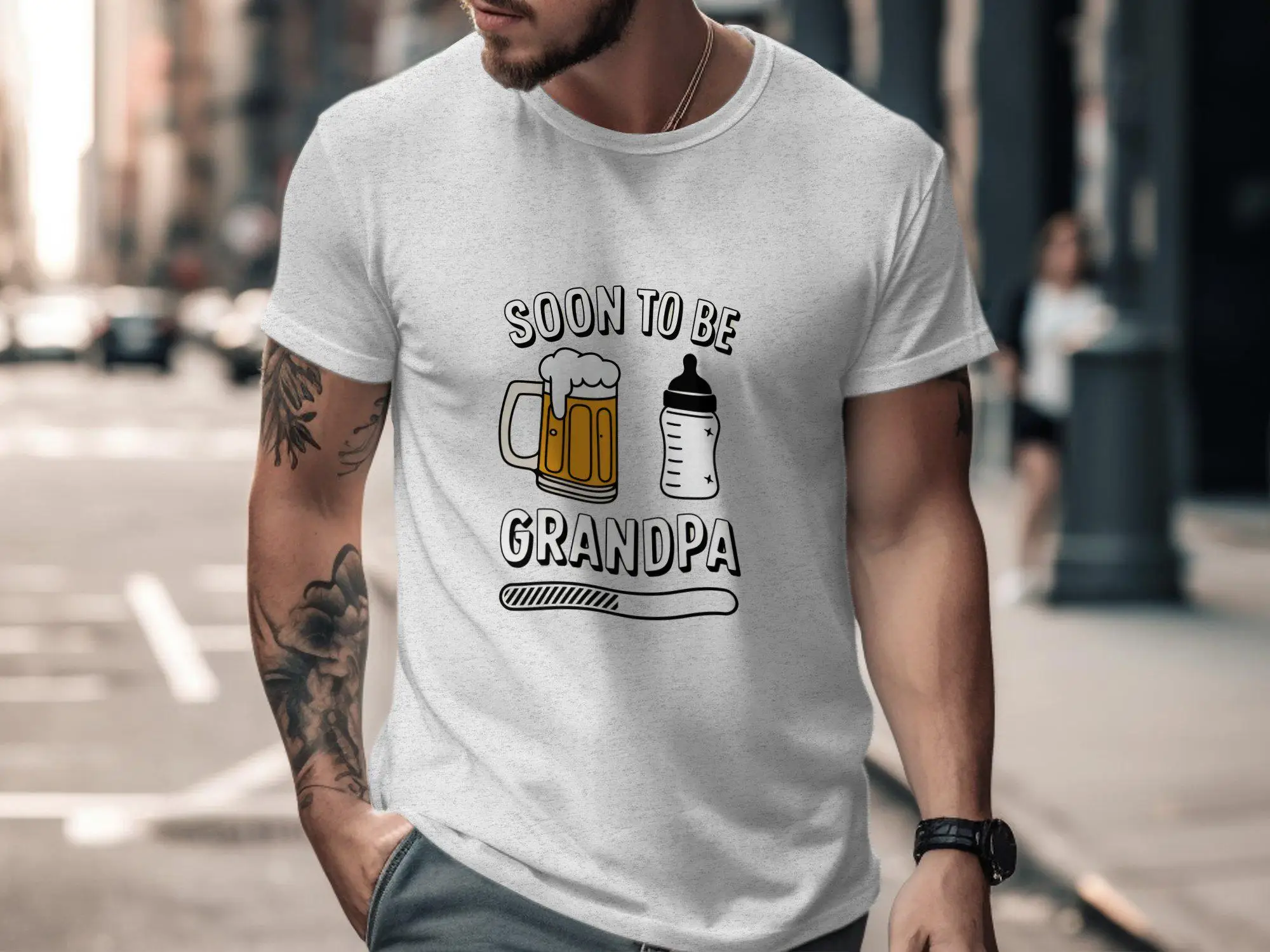 Soon to Be Grandpa T Shirt Funny Pregnancy Announcement New Reveal for Father Baby Shower Grandfather
Soon to Be Grandpa T Shirt Funny Pregnancy Announcement New Reveal for Father Baby Shower Grandfather