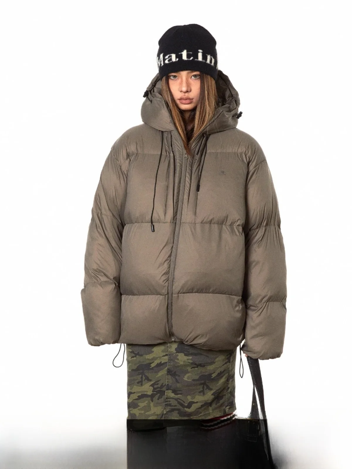 Lightweight American Print Bread Coat Women's Winter Versatile Warm Top Cotton Jaet Loose Fit Hooded ort Wide Sle
Lightweight American Print Bread Coat Women's Winter Versatile Warm Top Cotton Jaet Loose Fit Hooded ort Wide Sle