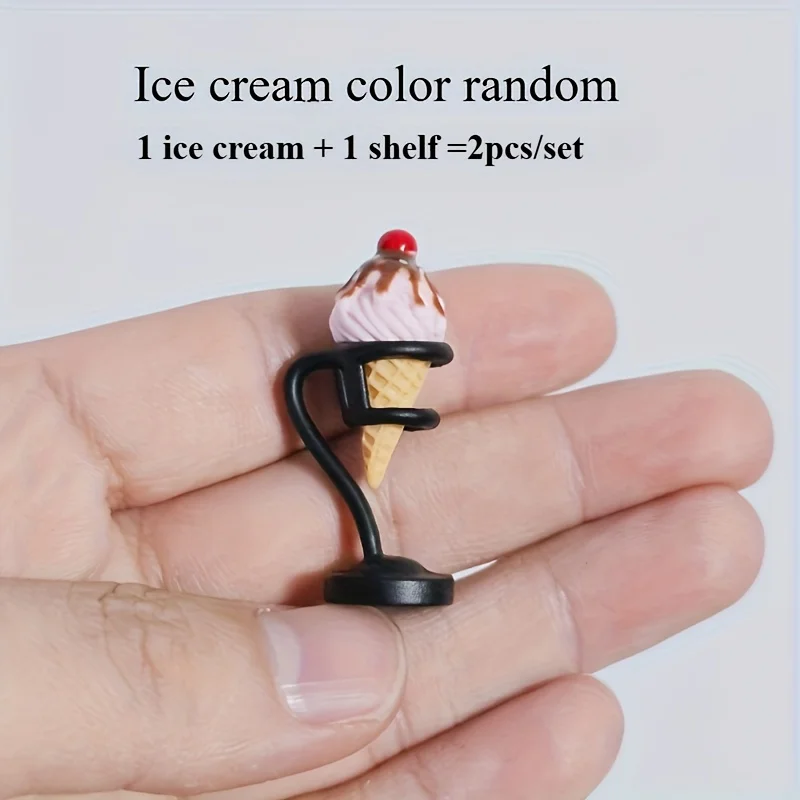Mini Ice Cream & Display Stand Set For Dollhouse Miniature Metal Material Realistic Design Dollhouse Decoration Accessories
Mini Ice Cream & Display Stand Set For Dollhouse Miniature Metal Material Realistic Design Dollhouse Decoration Accessories