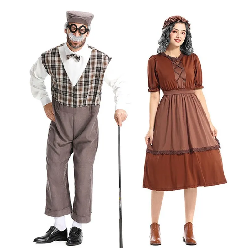 Halloween Medieval Grandpa Wolf Grandma Funny Performance Costume Women's Traditional Clothing Stage Performance Outfit Polye...
Halloween Medieval Grandpa Wolf Grandma Funny Performance Costume Women's Traditional Clothing Stage Performance Outfit Polye...