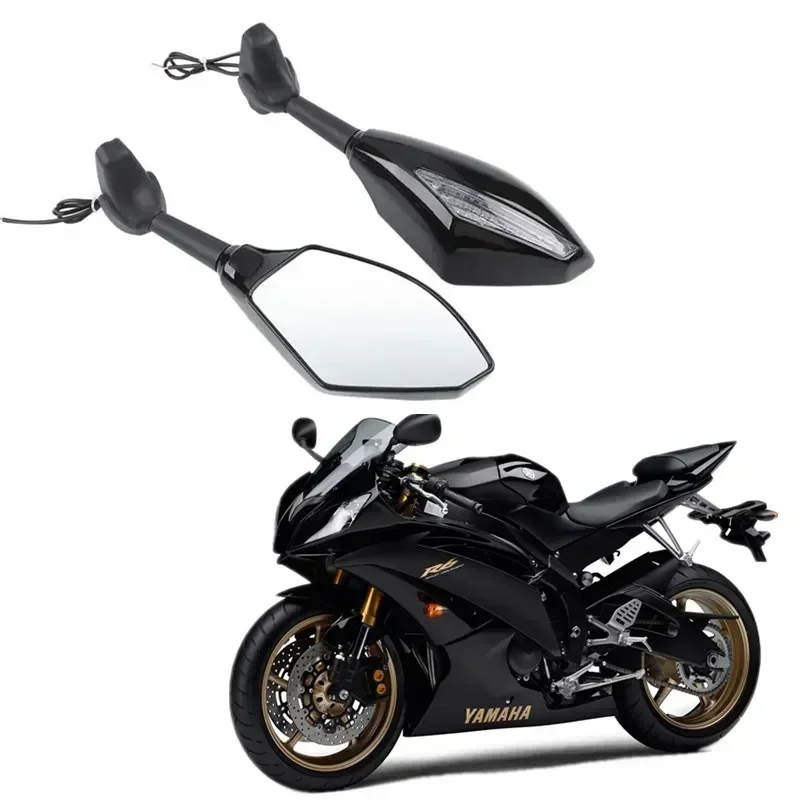 For Yamaha YZF R6 1999-2012 R6S 2006-2009 For Honda Suzuki Hayabusa accesorios moto Mirrors LED Turn Signal
For Yamaha YZF R6 1999-2012 R6S 2006-2009 For Honda Suzuki Hayabusa accesorios moto Mirrors LED Turn Signal