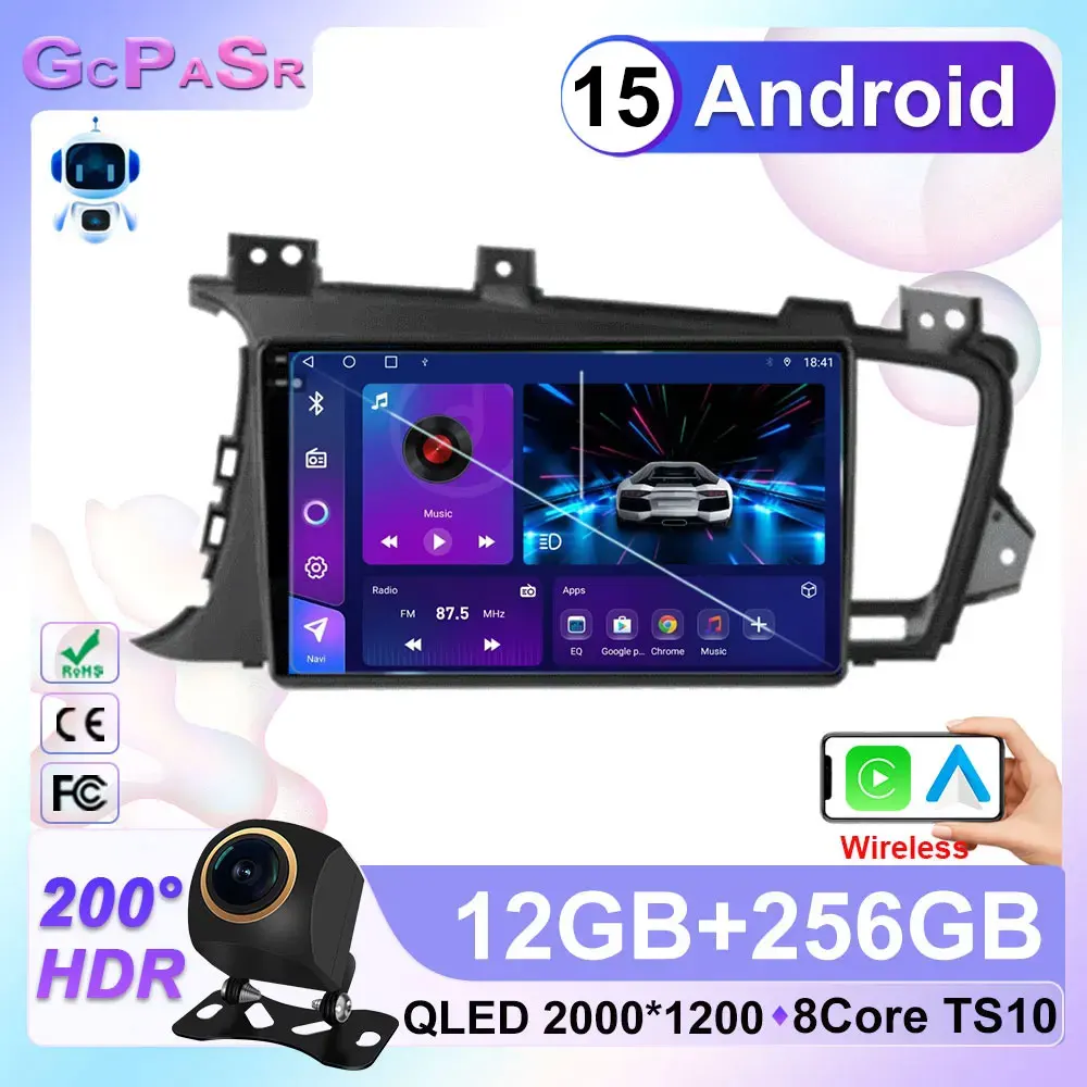 Car Radio For Kia Optima 3 K5 TF T 2010 2011 2012 2013 2014 2015 Navigation GPS Multimedia Player Stereo WiFi+4G DSP Android 15
Car Radio For Kia Optima 3 K5 TF T 2010 2011 2012 2013 2014 2015 Navigation GPS Multimedia Player Stereo WiFi+4G DSP Android 15
