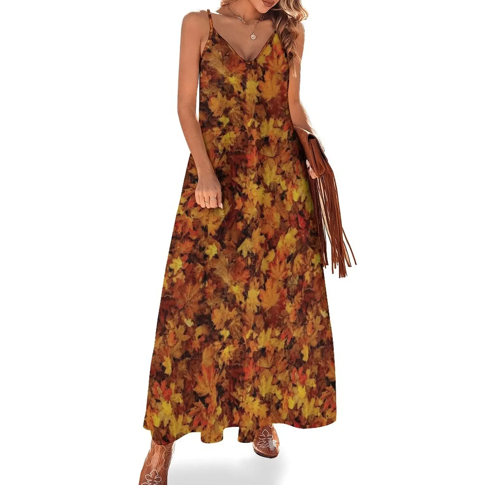 NATURAL PATTERN AUTUMN LEAVES Sleeveless Dress Prom gown dresses korean style loose summer dress
NATURAL PATTERN AUTUMN LEAVES Sleeveless Dress Prom gown dresses korean style loose summer dress