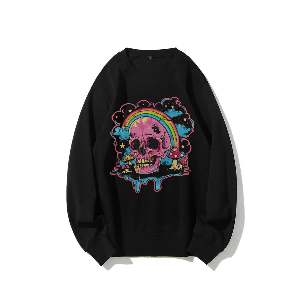 Skull Men's weatshirt Vintage Oversized Hip Hop Hoodies Color Contrast Round Neck Chic Tops Harajuku Pullover Clothes Unisex
Skull Men's weatshirt Vintage Oversized Hip Hop Hoodies Color Contrast Round Neck Chic Tops Harajuku Pullover Clothes Unisex