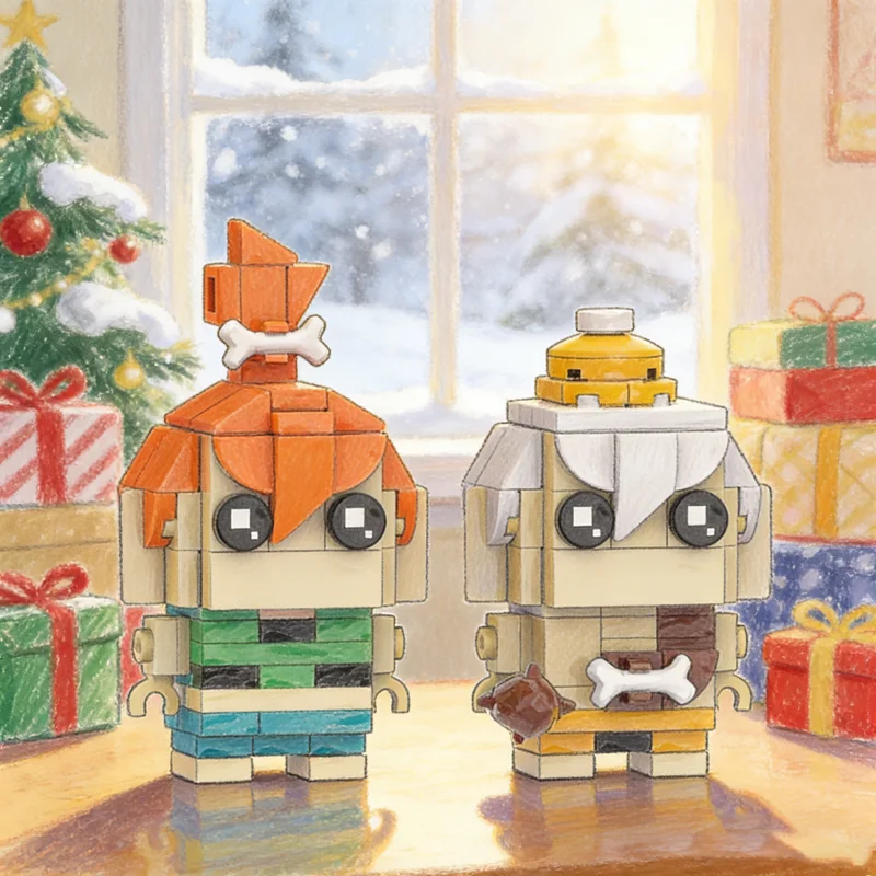 210pcs MOC Pebbles Bam The Primitive People Brickheadz Model Building Festival Gifts Toy Blocks DIY Construction Creative Idea
210pcs MOC Pebbles Bam The Primitive People Brickheadz Model Building Festival Gifts Toy Blocks DIY Construction Creative Idea