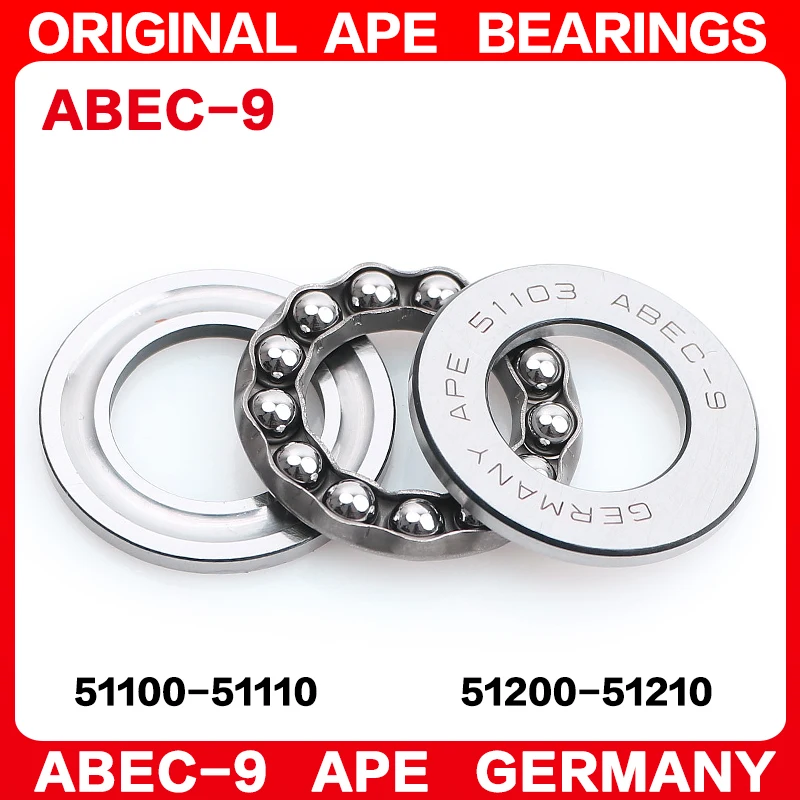2pcs ABEC-9 Bearing 51100 51200 51101 51201 51102 51202 51103 51203 51104 51204 51105 51205 51106 51206 51107 51207 108 bearings
2pcs ABEC-9 Bearing 51100 51200 51101 51201 51102 51202 51103 51203 51104 51204 51105 51205 51106 51206 51107 51207 108 bearings