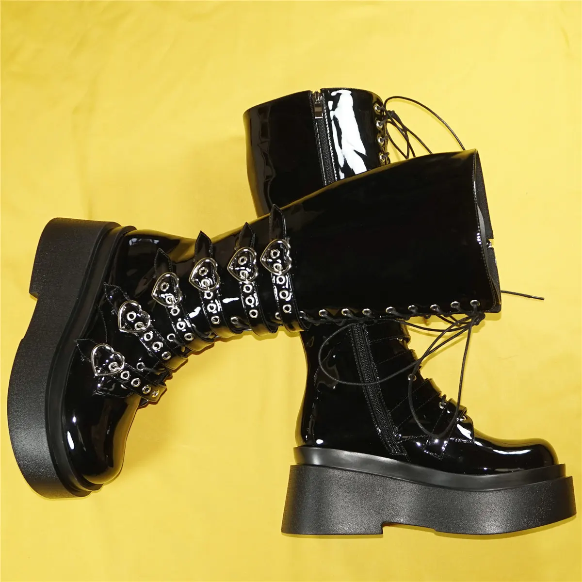 Platform Pumps Shoes Women Patent Leather Wedges High Heel Knee High Snow Boots Female Round Toe Fashion Sneakers Casual Shoes
Platform Pumps Shoes Women Patent Leather Wedges High Heel Knee High Snow Boots Female Round Toe Fashion Sneakers Casual Shoes