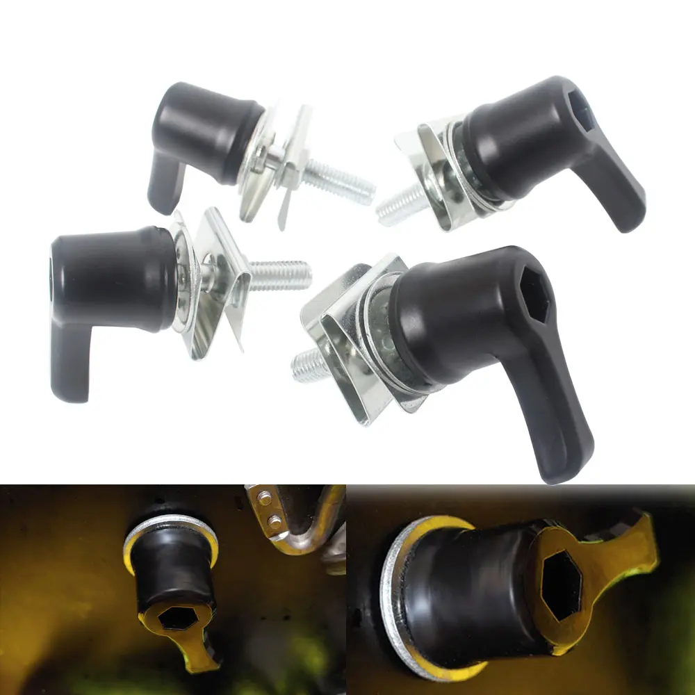 4Pc Lever Bolts Nut Clips Saddlebag Locks Fits For Harley Touring Road King Street Glide Electra Glide 1993–Later Aluminum Black
4Pc Lever Bolts Nut Clips Saddlebag Locks Fits For Harley Touring Road King Street Glide Electra Glide 1993–Later Aluminum Black