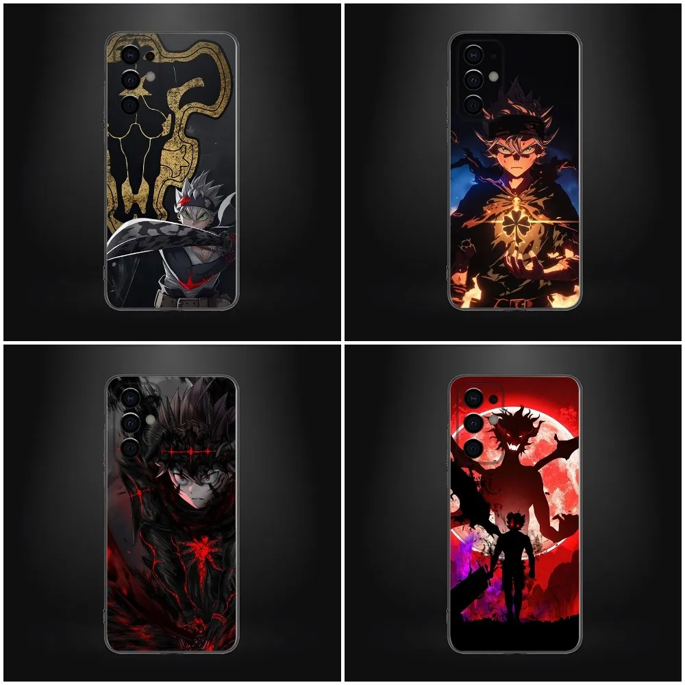 Black C-Clover Phone Case For Samsung Galaxy A13,A21s,A22,A31,A32,A52,A53,A71,A80,A91 Soft Black Shell
Black C-Clover Phone Case For Samsung Galaxy A13,A21s,A22,A31,A32,A52,A53,A71,A80,A91 Soft Black Shell