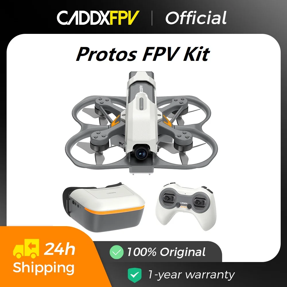 CADDXFPV Protos FPV Drone Combo With FPV Goggles and ERLS Remote Control HD Ascent Lite VTX for Beginners Ready To Fly Fpv Kit
CADDXFPV Protos FPV Drone Combo With FPV Goggles and ERLS Remote Control HD Ascent Lite VTX for Beginners Ready To Fly Fpv Kit