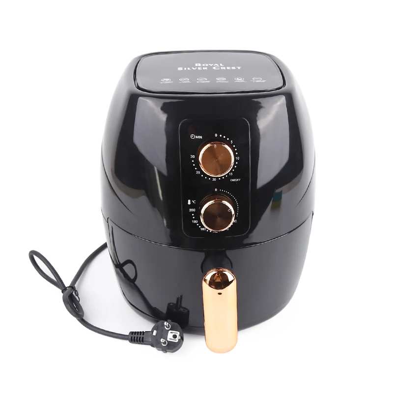 Silver Crest 6L mechanical control deep air fryer oil free cooking air pot air fryer
Silver Crest 6L mechanical control deep air fryer oil free cooking air pot air fryer