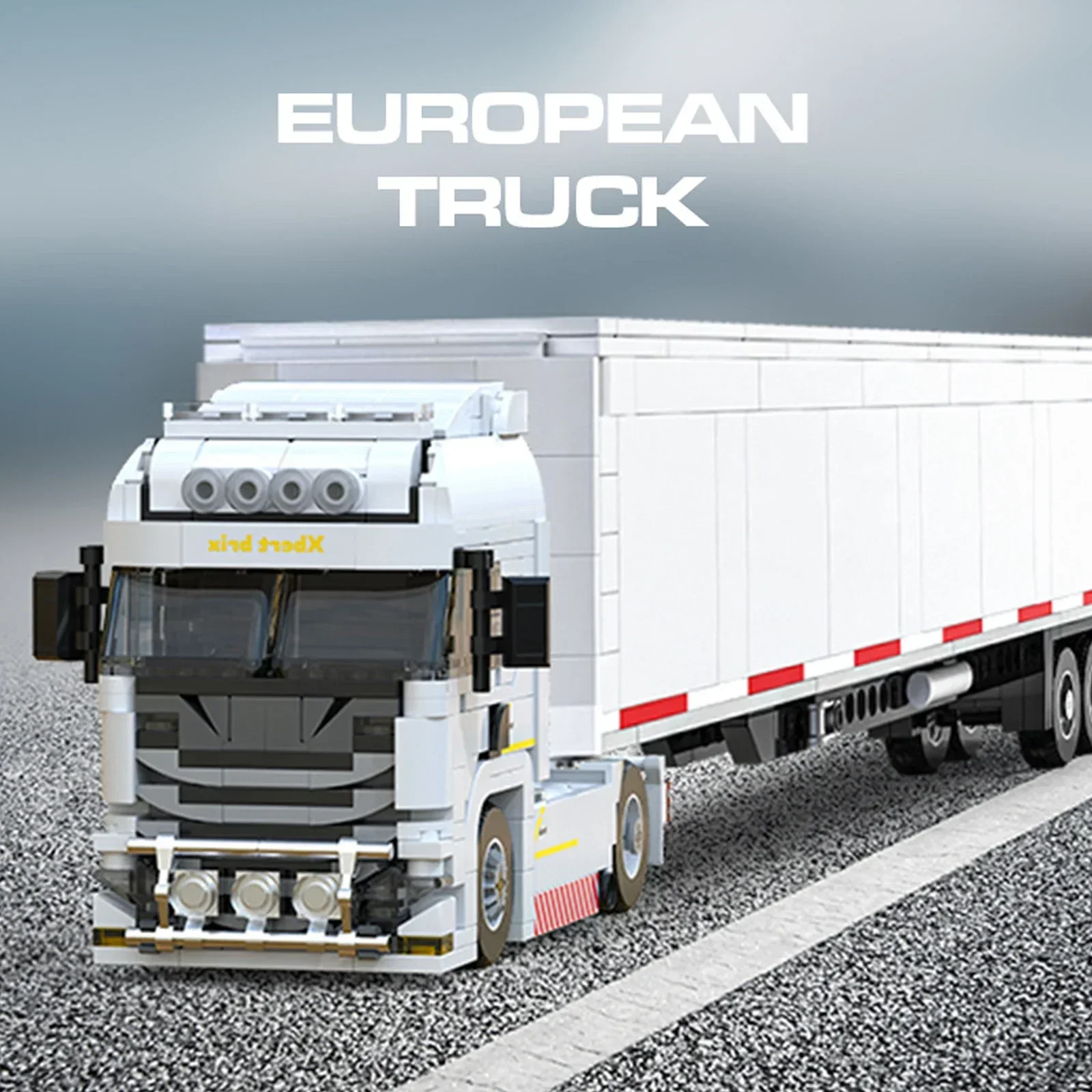 MOC Engineering Vehicle Series American & European Truck Container Trailer Fuel Tank Building Blocks Model Toy Gift for Kids
MOC Engineering Vehicle Series American & European Truck Container Trailer Fuel Tank Building Blocks Model Toy Gift for Kids