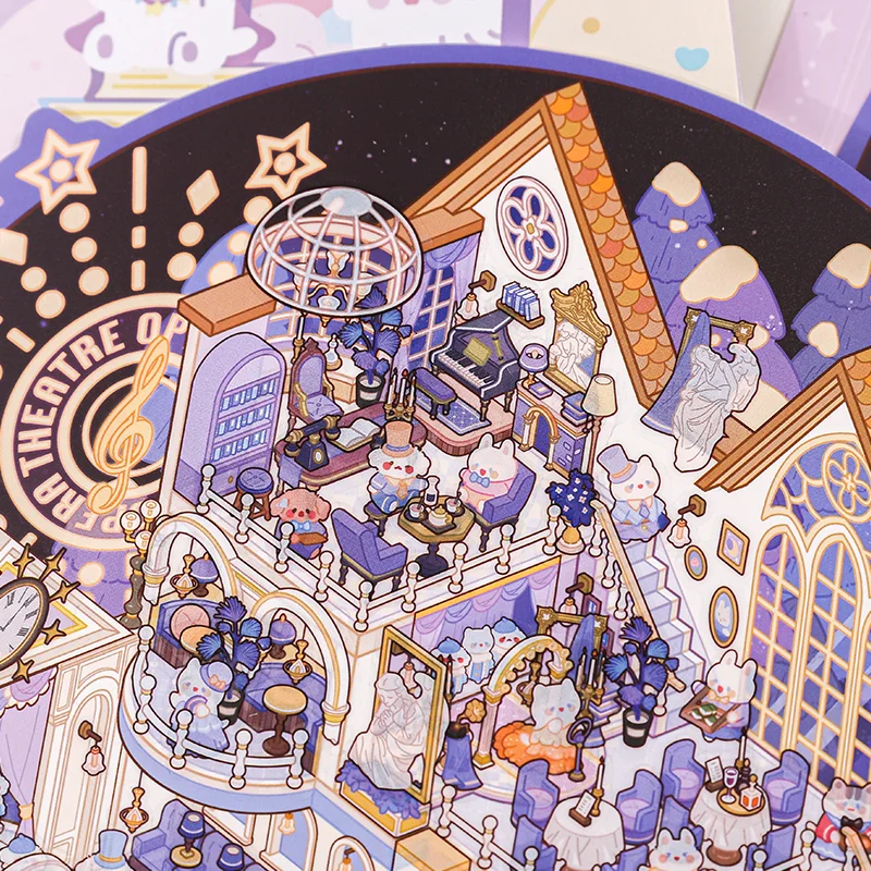 Kawaii 3D Zoo Fairy Tale Small Class Cartoon Miniature Scene Stickers DIY Handmade Stacking Paste Toy Game Sticker Children Gift
Kawaii 3D Zoo Fairy Tale Small Class Cartoon Miniature Scene Stickers DIY Handmade Stacking Paste Toy Game Sticker Children Gift