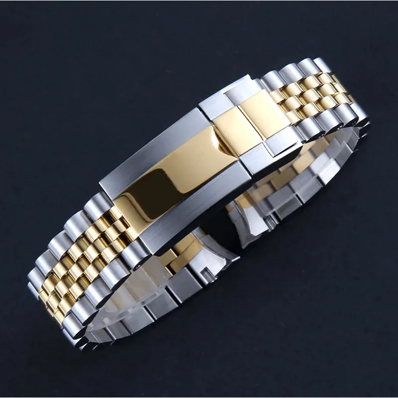 Curved End Stainless Steel Strap 20mm Metal Band for Jubilee for Rolex Wristband High Quality Universal Replacement Bracelet
Curved End Stainless Steel Strap 20mm Metal Band for Jubilee for Rolex Wristband High Quality Universal Replacement Bracelet