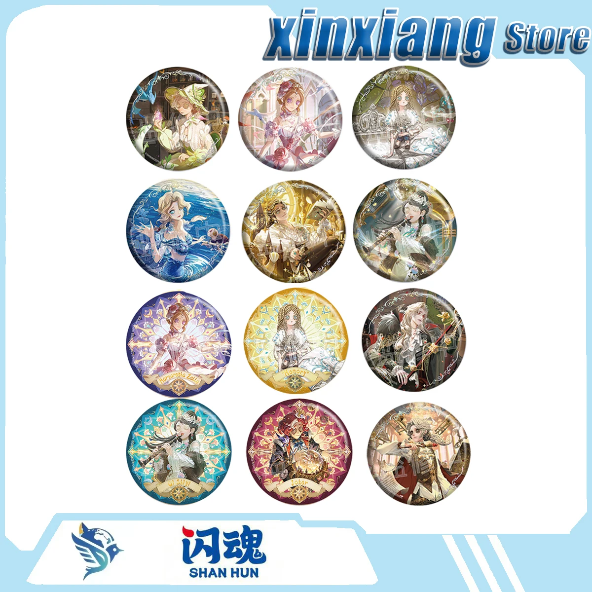 SHININGSOUL Collectible Cards Werewolves Of Miller'S Hollow Magical Punk Circular Badge Cartoon Characters In Anime And Manga
SHININGSOUL Collectible Cards Werewolves Of Miller'S Hollow Magical Punk Circular Badge Cartoon Characters In Anime And Manga