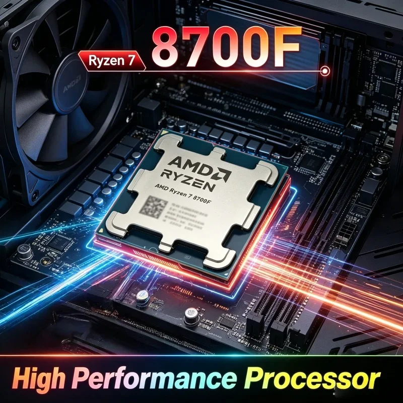 AMD Ryzen7 8700F Processor Max 5.0GHz Base 4.1GHz AM5 Socket CPU Work With DDR5 AM5 Motherboard For Gamer PC Assembly
AMD Ryzen7 8700F Processor Max 5.0GHz Base 4.1GHz AM5 Socket CPU Work With DDR5 AM5 Motherboard For Gamer PC Assembly