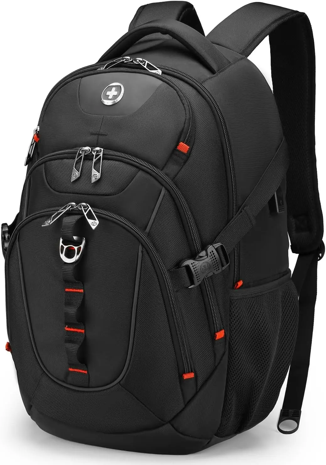 Design Laptop Backpack, Travel Backpack with USB Charging Port Fits 15.6 inches Computer, 31L College School Bookbag for Men, Black | SD803-01
Design Laptop Backpack, Travel Backpack with USB Charging Port Fits 15.6 inches Computer, 31L College School Bookbag for Men, Black | SD803-01