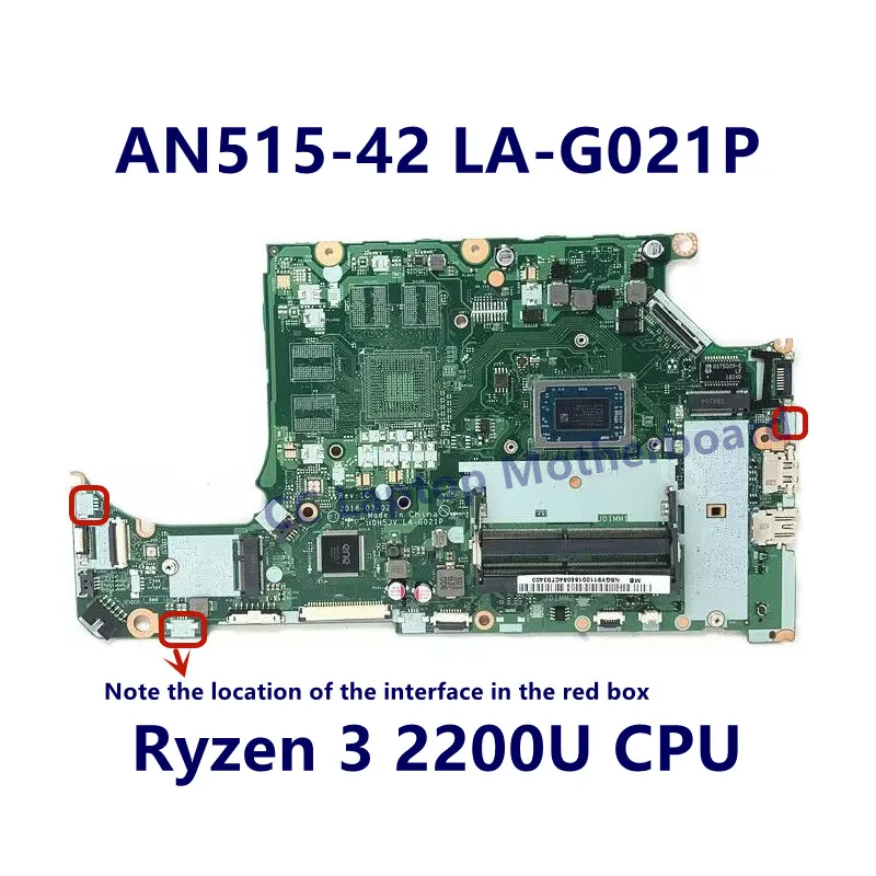 LA-G021P для Acer AN515-42 A315-41 материнская плата для ноутбука с R3 2200U/R5 2500U/R7 2700U GM/RX560 NBGY 911004 /NBQ3R11001 100% протестировано
LA-G021P для Acer AN515-42 A315-41 материнская плата для ноутбука с R3 2200U/R5 2500U/R7 2700U GM/RX560 NBGY 911004 /NBQ3R11001 100% протестировано