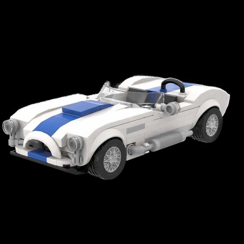 244PCS MOC City Champions Super Car Shelby Cobra Model Technology DIY Creative Assembly Building Blocks Display Birthday Gift
244PCS MOC City Champions Super Car Shelby Cobra Model Technology DIY Creative Assembly Building Blocks Display Birthday Gift