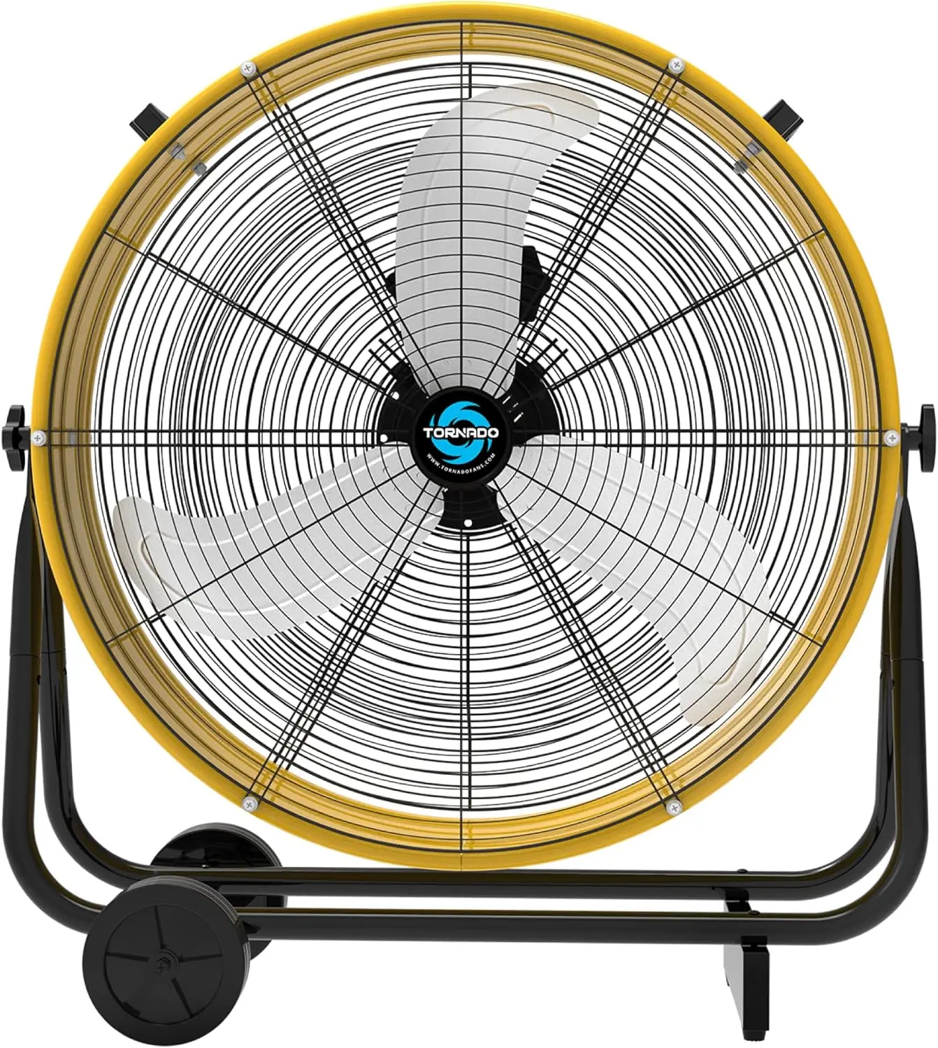 Commercial/Industrial Heavy Duty Yellow Metal Drum Fan, 7700 CFM, 3-Speed, 8FT Cord
Commercial/Industrial Heavy Duty Yellow Metal Drum Fan, 7700 CFM, 3-Speed, 8FT Cord