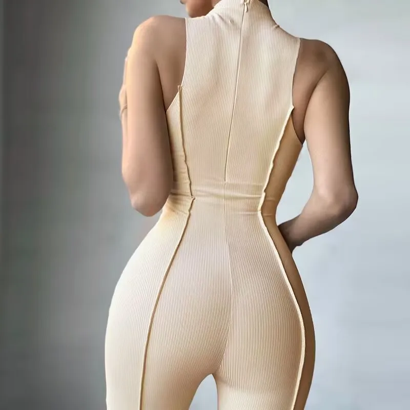 2023 Spring Female Long Sleeve Solid Bodycon Jumpsuit Bright Line Decoration Black Jumpsuit For Women One Piece Sexy Club Outfit
2023 Spring Female Long Sleeve Solid Bodycon Jumpsuit Bright Line Decoration Black Jumpsuit For Women One Piece Sexy Club Outfit
