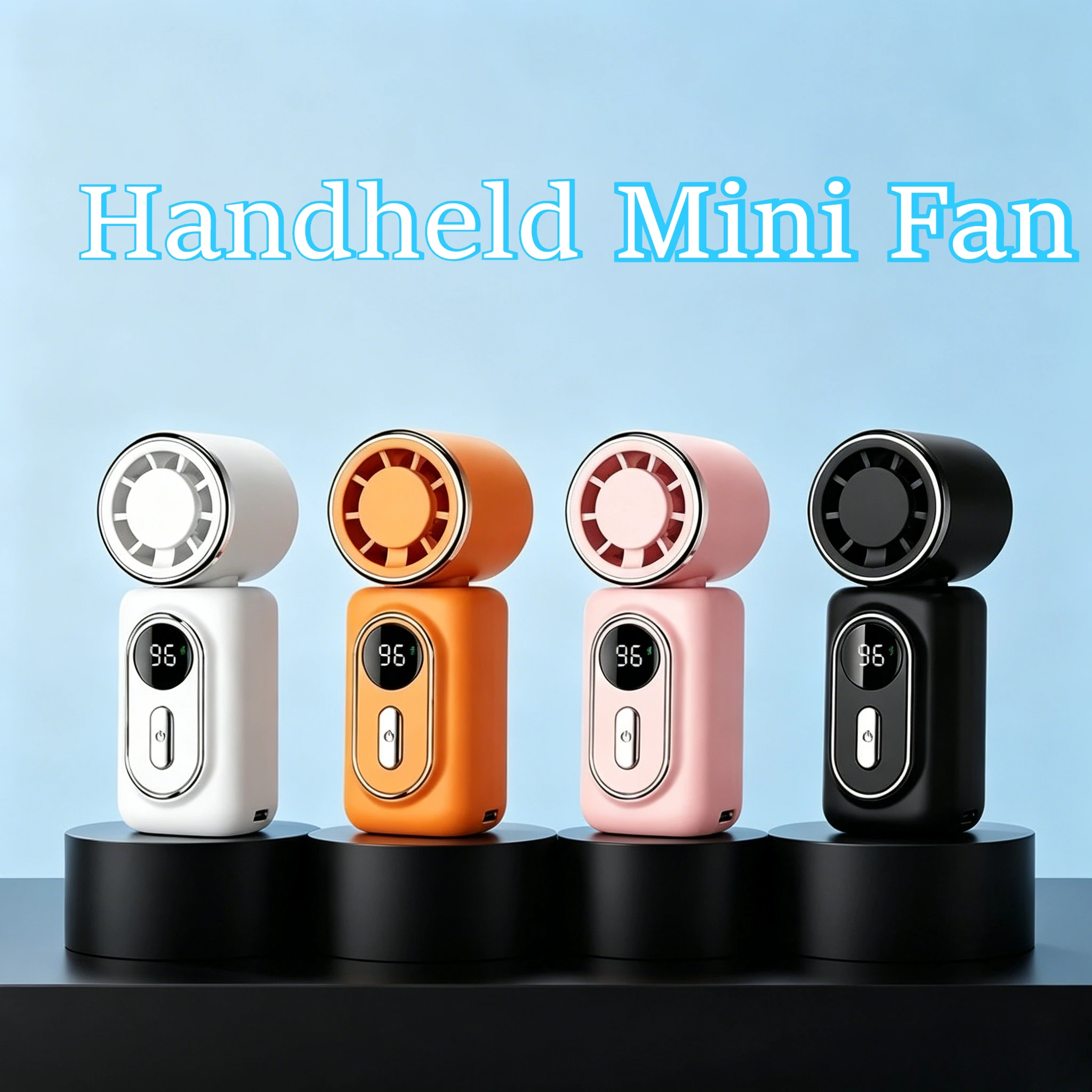 Mini Fan Portable Small Fan Cooling Turbo High Speed Fans 3000mAh 5 Speeds 180° Adjustable LED Display USB Rechargeable Outdoor
Mini Fan Portable Small Fan Cooling Turbo High Speed Fans 3000mAh 5 Speeds 180° Adjustable LED Display USB Rechargeable Outdoor