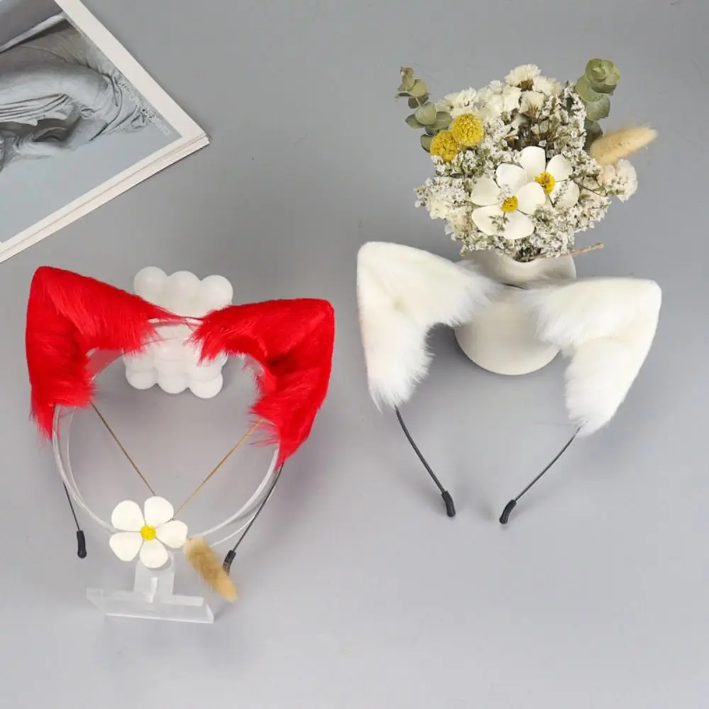 Hair Band Cute Plush Fox Cat Ears Headband Artificial Animal Ears Headwear Lolita Furry Cosplay Hair Accessories Christmas
Hair Band Cute Plush Fox Cat Ears Headband Artificial Animal Ears Headwear Lolita Furry Cosplay Hair Accessories Christmas