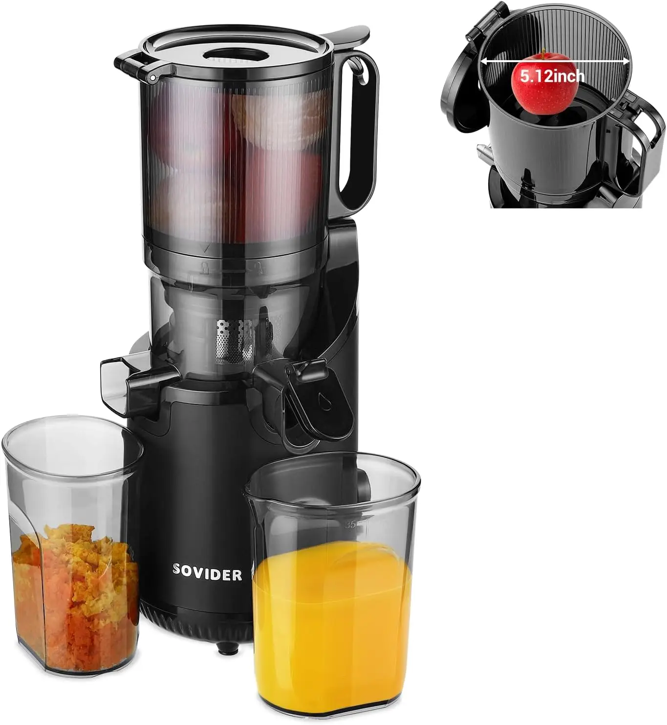 Compact Cold Press Juicer with 92% Yield, Wide Chute for Fruits & Vegetables, Easy Clean Slow Masticating Design
Compact Cold Press Juicer with 92% Yield, Wide Chute for Fruits & Vegetables, Easy Clean Slow Masticating Design