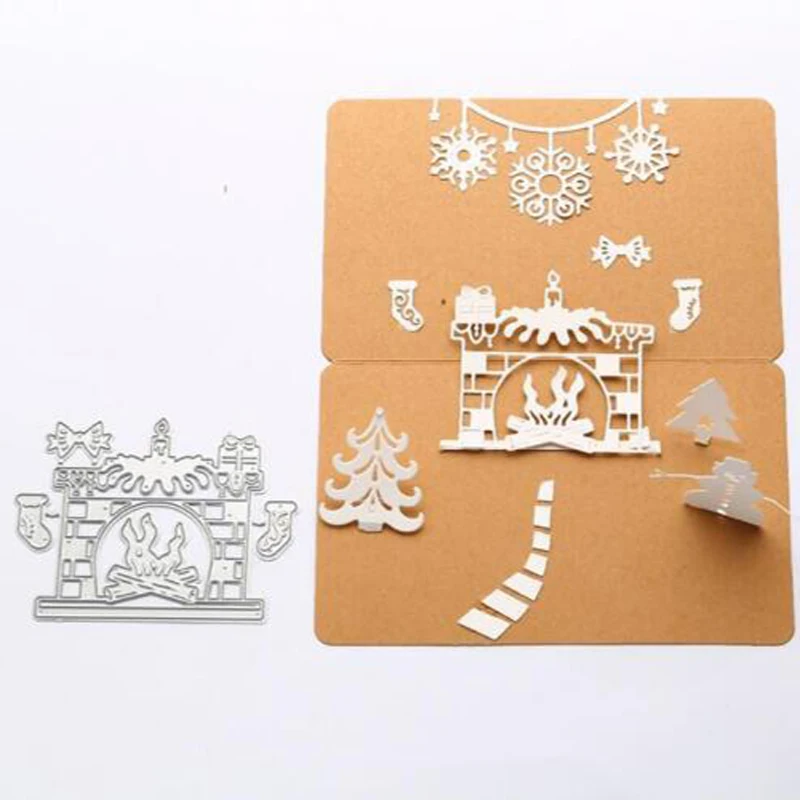 Christmas series cutting mold 2023 DIY paper card process mold metal carbon steel cutting mold Christmas fireplace set
Christmas series cutting mold 2023 DIY paper card process mold metal carbon steel cutting mold Christmas fireplace set