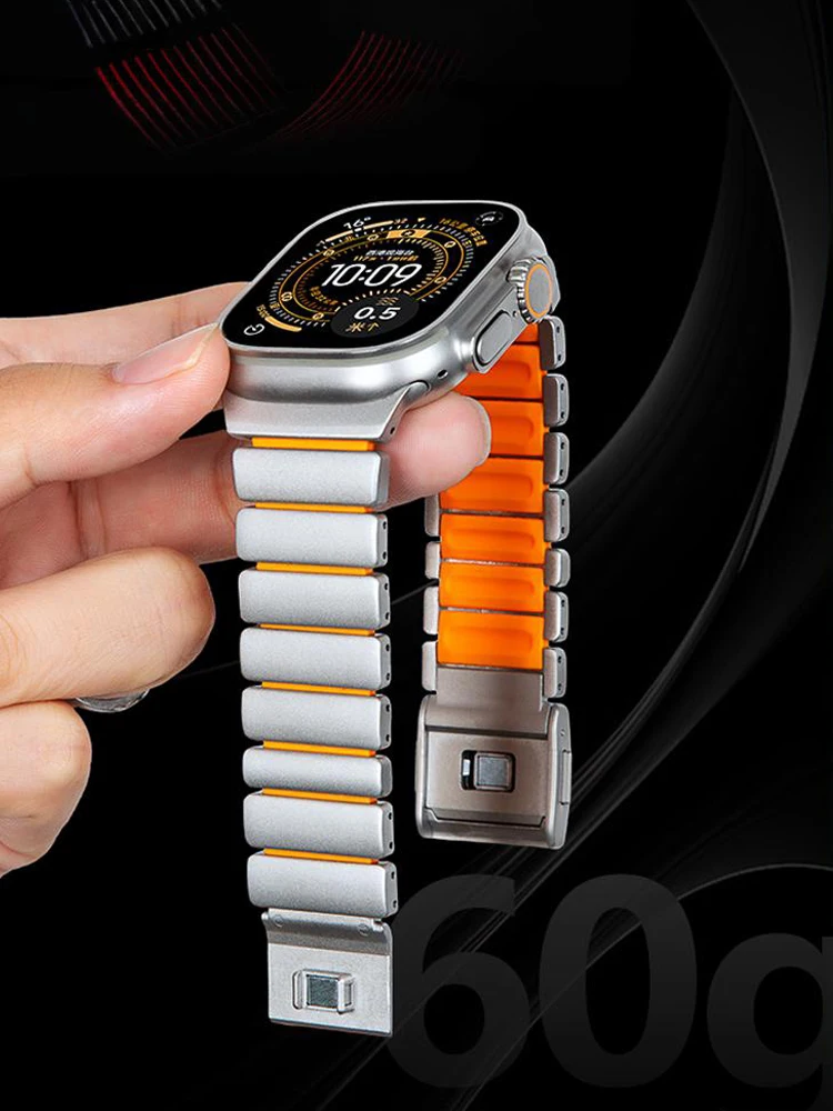 Магнитный титановый ремешок для Apple Watch Ultra 3 2 ремешка 49 мм 44 мм 45 мм 46 мм Силиконовый браслет iWatch серии 11 10 9 8 7 6 5 SE 3
Магнитный титановый ремешок для Apple Watch Ultra 3 2 ремешка 49 мм 44 мм 45 мм 46 мм Силиконовый браслет iWatch серии 11 10 9 8 7 6 5 SE 3